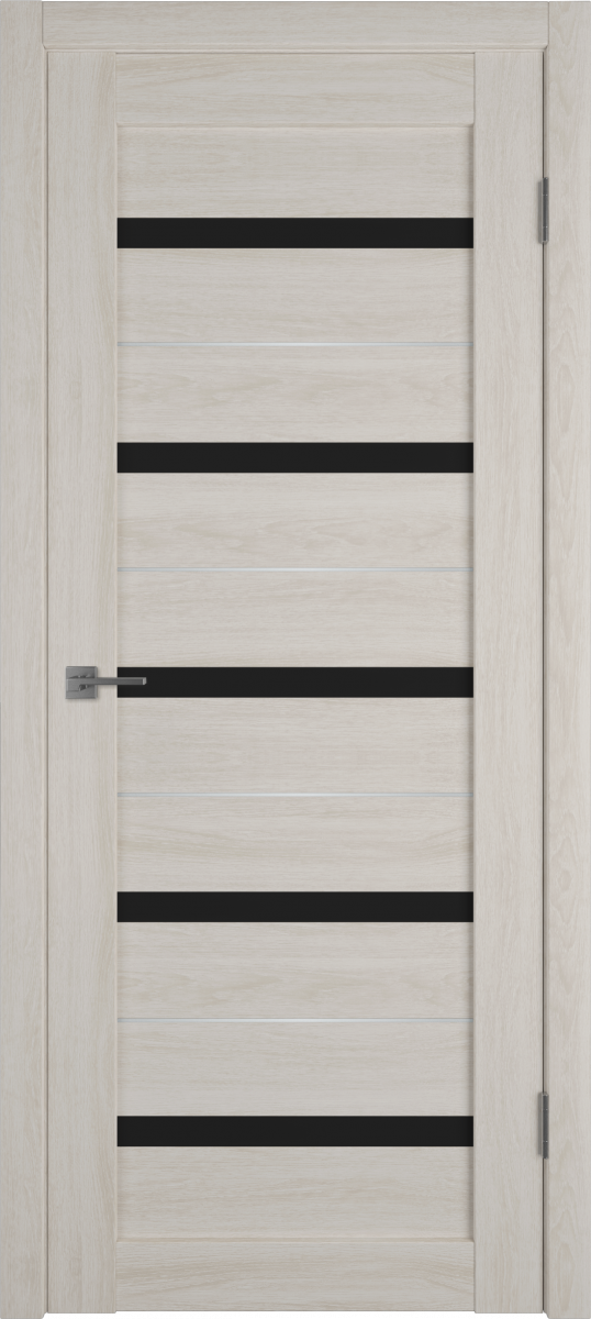 Межкомнатная дверь Atum AL 7 Black Gloss SM
