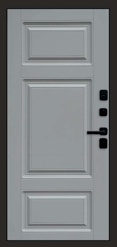 Входная дверь Твист Блэк Лион Grey софт