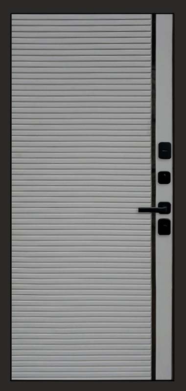 Входная дверь Твист Блэк Porte Grey софт