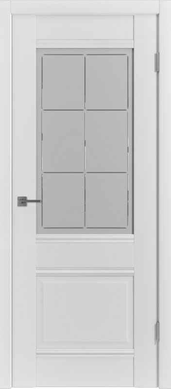 Межкомнатная дверь VFD Emalex C2 ДО Crystal Cloud