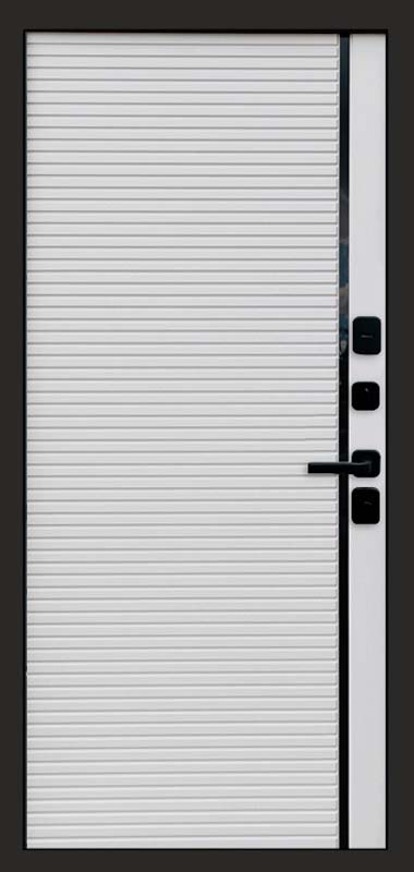 Входная дверь Графит Line Porte white