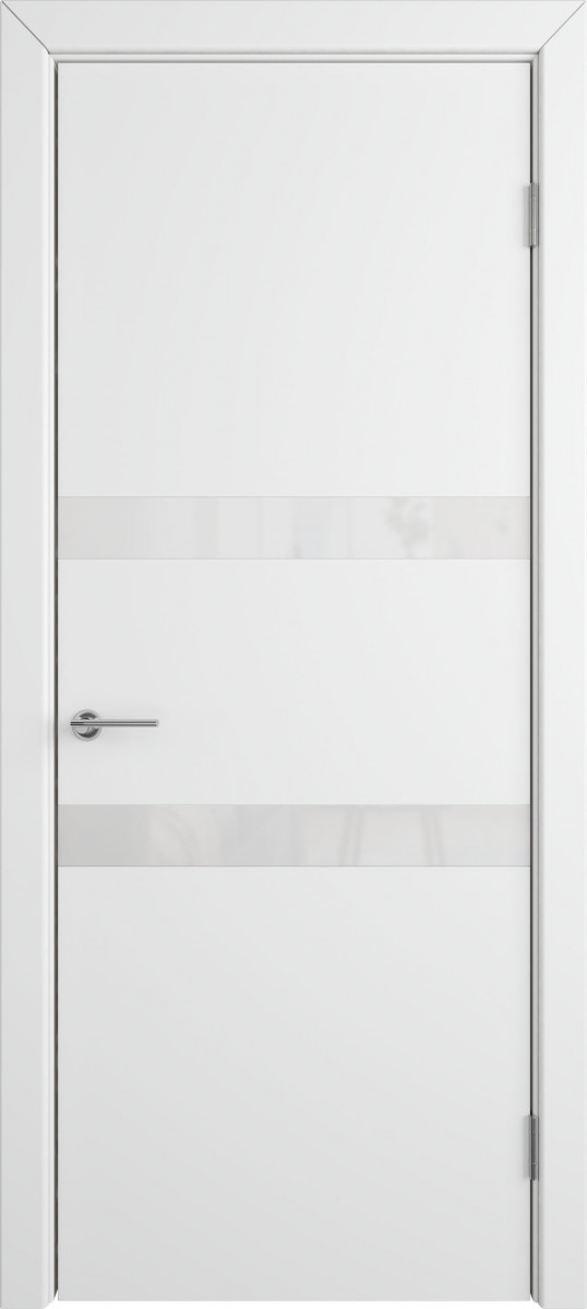 Межкомнатная дверь ВФД Niuta ПО White Gloss